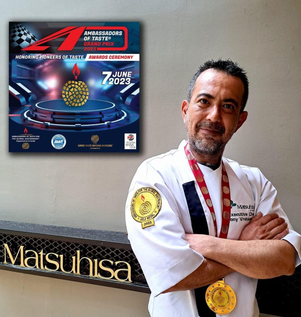 Τόνυ Βρατσάνος, Corporate sushi chef, Matsuhisa Europe LE MONDE